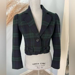 Lined waist length blazer. Size 4.